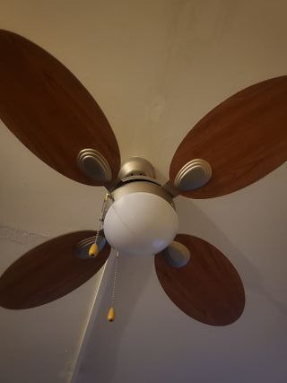 Ventilatore soffitto con lampada