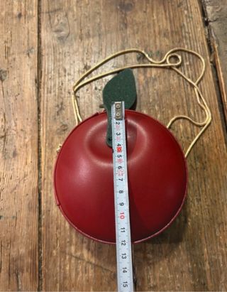 Bolso rojo forma de manzana L’Bateleur nuevo