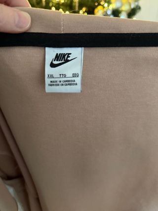 Chándal Nike Hombre Beige y Blanco