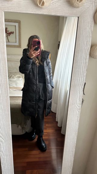 Parka acolchada ONLY camuflaje