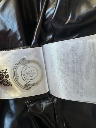 Chaqueta Moncler Negra Plumas