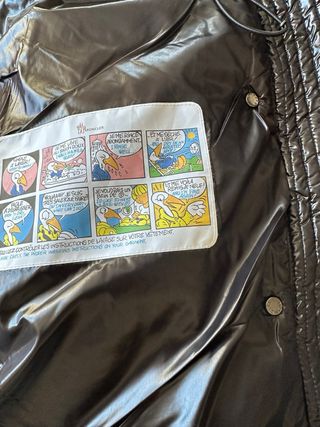 Chaqueta Moncler Negra Plumas