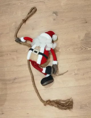 Colgante de Papá Noel con Cuerda