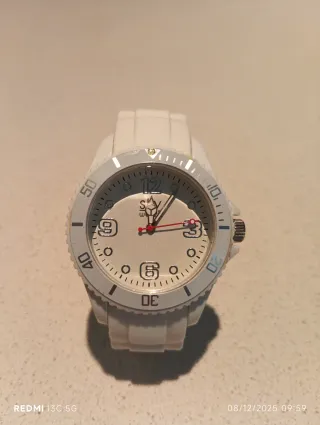 Reloj Sky Watch Blanco y Plateado