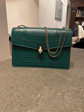 Bolso Bulgari Verde Serpiente