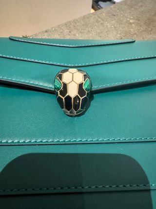 Bolso Bulgari Verde Serpiente
