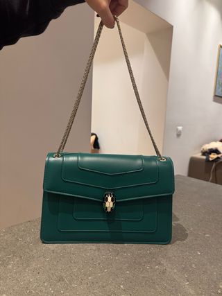 Bolso Bulgari Verde Serpiente
