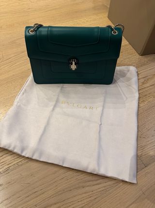 Bolso Bulgari Verde Serpiente