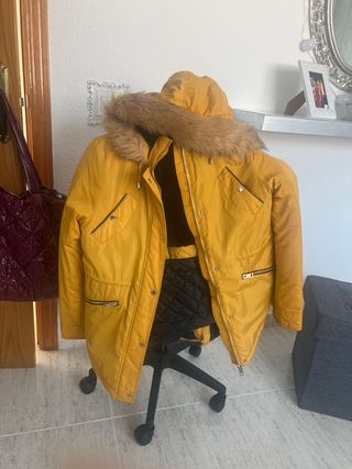 Anorak amarillo talla S