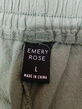 Pantalón de verano verde mujer