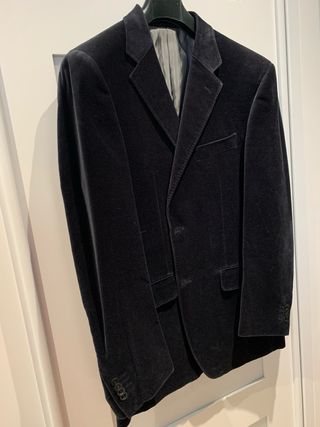 Americana terciopelo Studio Classics azul noche