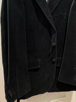 Americana terciopelo Studio Classics azul noche