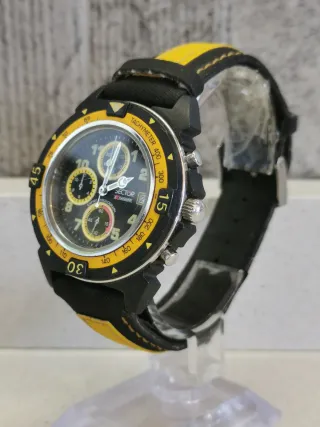 Orologio Sector Expander Uomo Nero Giallo
