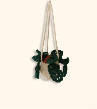 Piantina pendente uncinetto