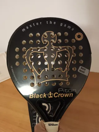Pala de pádel Black Crown Piton