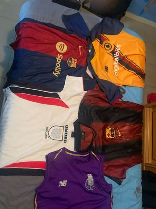 Lote camisetas futbol