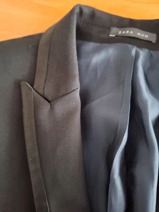 Chaqueta Zara Man ,Negra Hombre