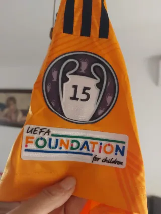 Camiseta Fútbol Real Madrid Naranja Talla L