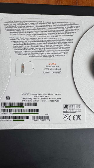 Apple Watch Ultra 1ª Gen Plata/Verde