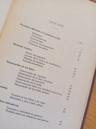 Libro del 1926 'Problemi di Tecnologia Tessile'