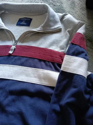 Sudadera Russell cuello alto cremallera S