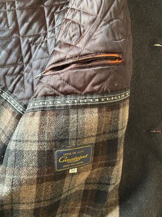 Abrigo Hombre Aquila Alpacca Talla 52 Gris