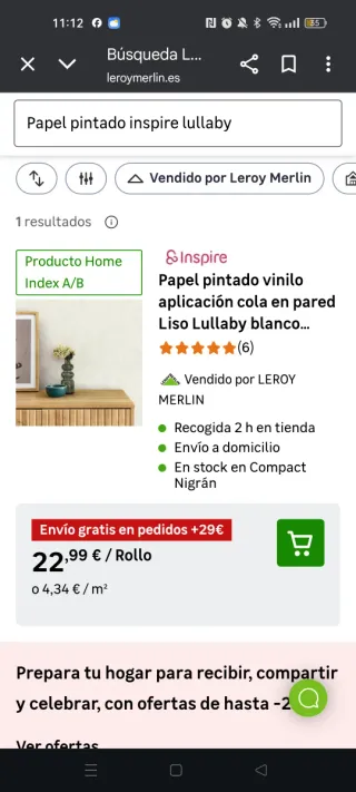 Papel pintado Inspire LULLABY