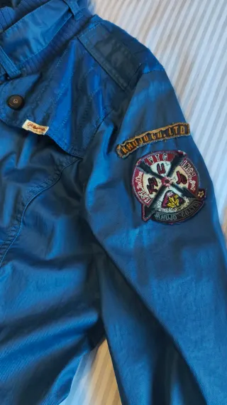 Chaqueta Khujo azul entretiempo mujer