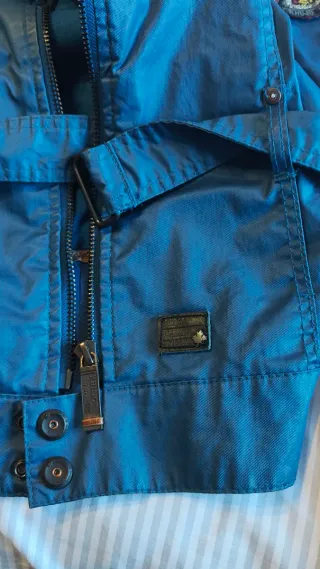 Chaqueta Khujo azul entretiempo mujer