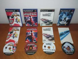 Lote Juegos PS2: Spider-Man, Power Rangers, WRC