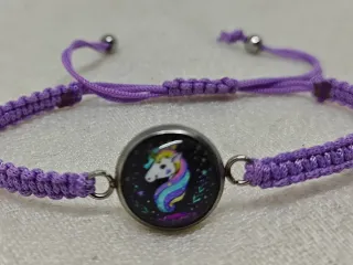 Conjunto collar y pulsera unicornio dreams