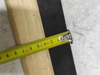 Espátula de goma larga