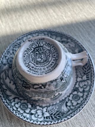 Servizio da caffè inglese in porcellana