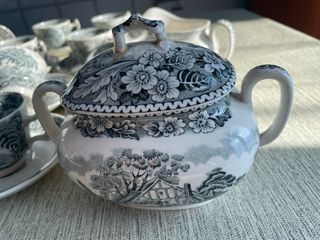 Servizio da caffè inglese in porcellana