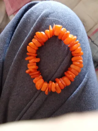 Pulsera elástica naranja
