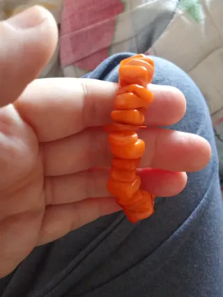 Pulsera elástica naranja