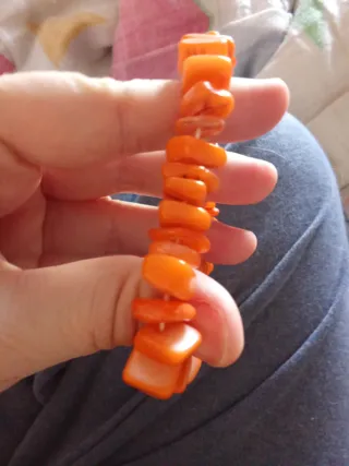 Pulsera elástica naranja