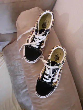 Zapatillas Vans Old Skool Girasoles niño Talla 34