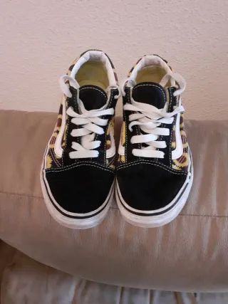 Zapatillas Vans Old Skool Girasoles niño Talla 34