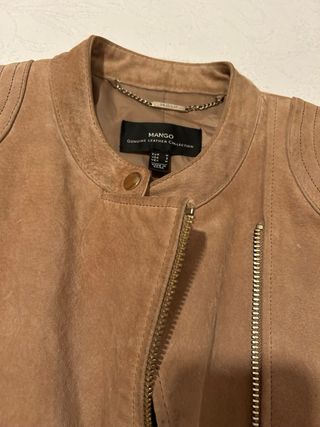 Cazadora Suede Mango Talla M