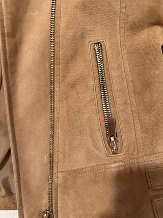 Cazadora Suede Mango Talla M