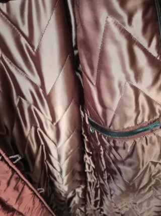 Abrigo largo burdeos Hucke