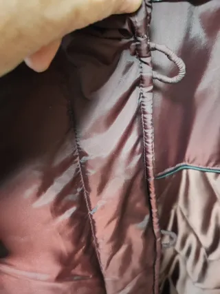 Abrigo largo burdeos Hucke