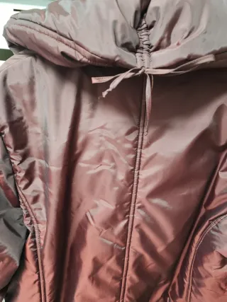 Abrigo largo burdeos Hucke