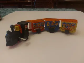 Trenino in latta vintage funzionante