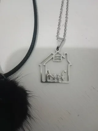 Lote Collares Corazón árbol de la vida , familia