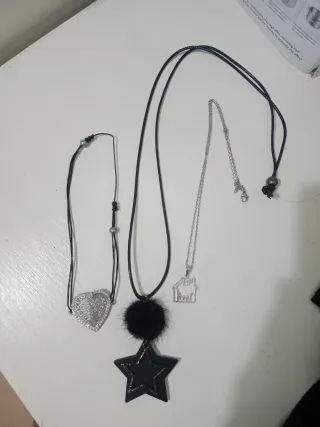 Lote Collares Corazón árbol de la vida , familia