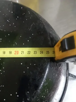 Sartén paellera negra