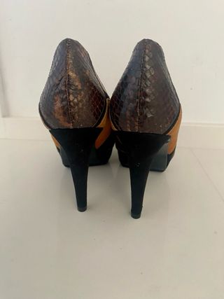 Lote : Zapatos y Botines marrones