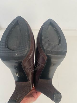 Lote : Zapatos y Botines marrones